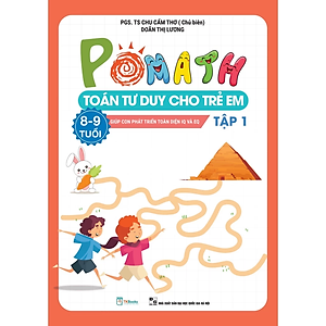Combo Pomath Toán Tư Duy Cho Trẻ 8 - 9 Tuổi (Tập 1 + Tập 2)