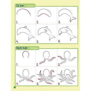 Sách Họa Sĩ Tí Hon - Learn To Draw... Ocean Wonders! - Nào, Ta Cùng Học Vẽ… Đại Dương Diệu Kỳ!