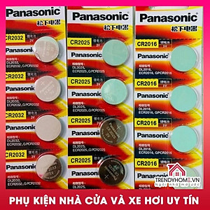 Pin Lithium Panasonic 3V Xịn CR2032 - CR2025 - CR2016 - CR1632 - CR1620 - CR1616 CR1220 - CR2450 Thay pin chìa khóa ôtô