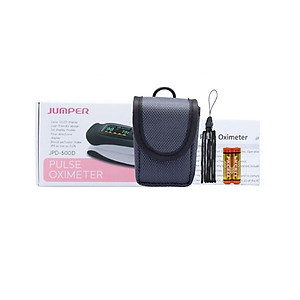 Máy đo nồng độ oxy máu SPO2 và nhịp tim, chỉ số PI Jumper JPD-500D (Chứng nhận FDA hoa kỳ + xuất USA)