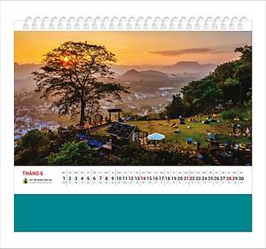 Lịch bàn Phong Cảnh Vùng Cao 2026 - Lịch Cơm Có Thịt