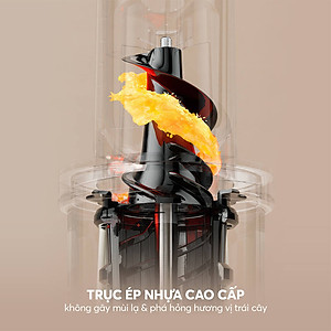 Máy ép chậm Elmich JEE-8759, công suất 240W mạnh mẽ ép kiệt bã, giữ lại chất dinh dưỡng và hương vị trong trái cây,độ ồn dưới 58dB, ép kiệt tới 98% - Hàng chính hãng