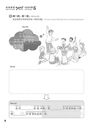 Sách- Combo:Giáo trình chuẩn YCT Tập 5 (Sách Bài Học - Bài Tập)+KÈM MP3 NGHE ONLINE