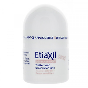 Lăn khử mùi Etiaxil Détranspirant Traitement Confort+ Aisselles Peaux Sensibles 15ml (Dành cho da siêu nhạy cảm)
