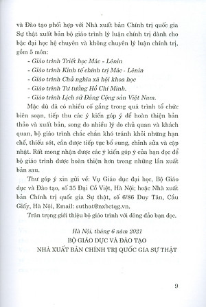 Combo Giáo Trình Tư Tưởng Hồ Chí Minh + Giáo Trình Chủ Nghĩa Xã Hội Khoa Học (Dành Cho Bậc Đại Học Hệ Không Chuyên Lý Luận Chính Trị) - Bộ mới năm 2021