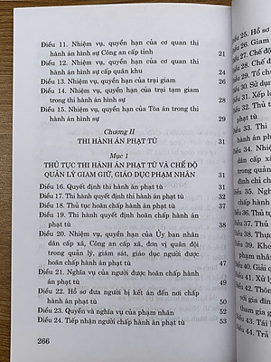 Luật Thi Hành Án Hình Sự (Hiện Hành)