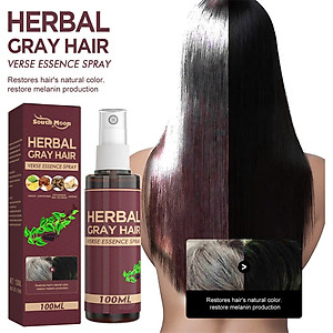 Tinh Chất Dầu Dưỡng Thảo Dược Xịt Đen Tóc Vĩnh Viễn – Giải Pháp Phục Hồi Tóc Bạc Tại Nhà Hiệu Quả