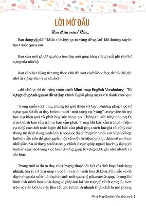 Sách Mind Map English Vocabulary - Từ Vựng Tiếng Anh Qua Sơ Đồ Tư Duy