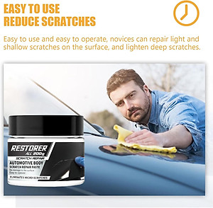 SÁP TẨY VẾT XƯỚC Xe Ô Tô, Kem Xóa Vết Trầy Xe Máy Restorer 200gr | Bảo Vệ Sơn Xe, Xóa Vết Trầy, Thẩm Mỹ