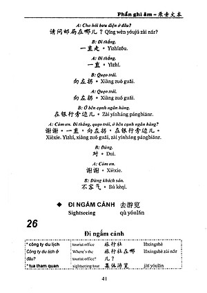 Tiếng Hoa Dùng Trong Du Lịch (Kèm Bookmark và file MP3)