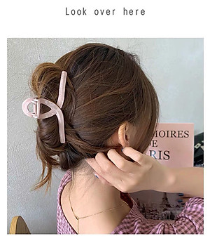  Kẹp tóc, cặp tóc nữ càng cua hàn quốc nhẹ nhàng KT18  - Đen