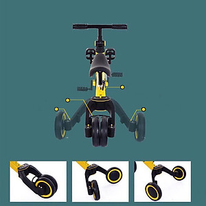 Xe thăng bằng - xe đạp 3 bánh đa năng cho bé. Xe thăng bằng có bàn đạp kết hợp xe chòi chân Sport cho bé - TẶNG KÈM ĐÀN XYLOPHONE 8 THANH CHO BÉ