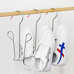 Móc Treo Phơi Giày Dép Giá Treo Đồ Thông Minh Móc Treo Giày Giữ Form Chất Liệu Inox 304, Móc Phơi Đồ Đa Năng Cao Cấp Không Gỉ Siêu Bền