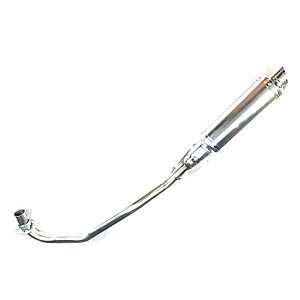 Pô Leovince bạc + cổ pô Exciter 135 