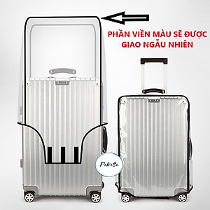 Áo bọc vali trong suốt, nhiều size- CHỌN SIZE- Bao trùm vali chống trầy xước đủ cỡ 18- 20-22-24-26-28-30 inch -Hàng chính hãng