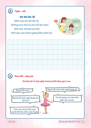 Bài Tập Tuần Tiếng Việt Lớp 3 - Cánh Diều - Học kì 1