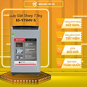Máy Giặt Sharp 7.5 Kg ES-Y75HV-S -Hàng chính hãng( Chỉ giao HCM)