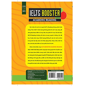 Sách IELTS BOOSTER - ACADEMIC READING