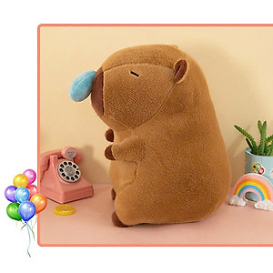 Gấu bông Chuột Capybara Thú nhồi bông Capybara Bộ trưởng Bộ Ngoại Giao đáng yêu 30cm Thú Bông Quà Tặng Gấu Bông Kỳ Lân