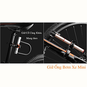 Chân Đế Gắn Đèn Pin Vào Xe Đạp Xoay 360 Độ Gắn Đầu Phía Trước Ghi Đông Xe Đạp Cao Cấp Mai Lee (Không Kèm Đèn Pin)