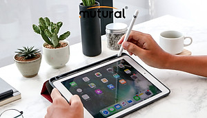 Bao da iPad pro 11 inh 2018 hiệu Mutural có khay để bút_ Màu đen_ hàng nhập khẩu