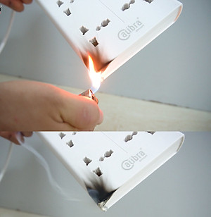 Ổ cắm điện  Calibra 6 Ổ 1 Công Tắc 4000W CSU-6K1A, An toàn, siêu chịu tải / Hàng chính hãng