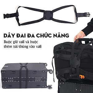 Dây Đai Vali Chữ X, Dây Ràng Hành Lý, Dây Buộc Túi Giỏ Cặp Balo Thùng Vào Vali Bảo Vệ Đồ Đạc Co Giãn Đi Du Lịch Máy Bay Legaxi