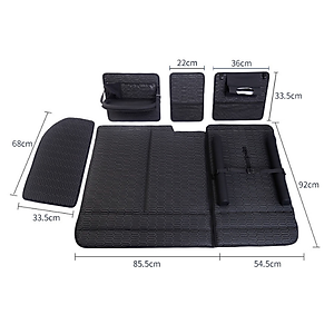 Giường nệm treo ghế ô tô GẤP GỌN - KHÔNG CẦN BƠM, Chịu tải lên đến 600kg, chất liệu cao cấp