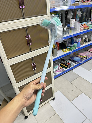 CỌ TOILET CAO CẤP, CỌ CONG 2 MẶT 5850, CHỔI CỌ BỒN CẦU NHÀ VỆ SINH VIỆT NHẬT