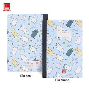 Sổ bìa bồi A4 200trang Hồng Hà Subject - 4586
