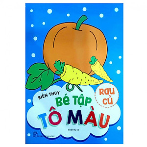 Sách Bé Tập Tô Màu - Rau Củ (Tái Bản)