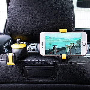 Móc treo đồ sau ghế kiêm giá đỡ điện thoại đa năng trên ô tô CS-G01