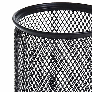 WZ5922	Cắm bút sắt tròn Đen Guangbo