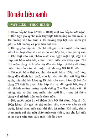 Sách Nấu Ăn Ngon - Các Món Nấu