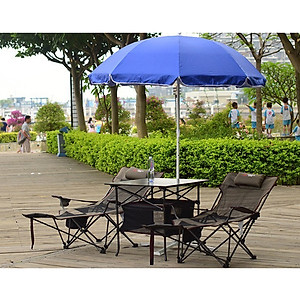 Ghế Xếp Nằm Du Lịch - Ngủ Trưa - Vải Dù Lưới RE0414