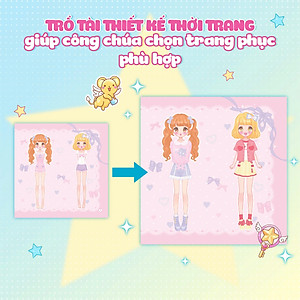 Thời Trang Anime (100+ Stickers Dễ Thương) - Sách Bóc Dán Sticker Thời Trang Cho Bé Gái