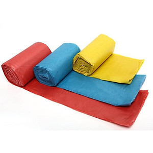 TÚI ĐỰNG RÁC MÀU 1KG 3 CUỘN TỰ HỦY