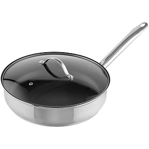 Chảo chống dính inox đa lớp Nagakawa Aki NAG04 - Dùng trên mọi loại bếp - Hàng chính hãng