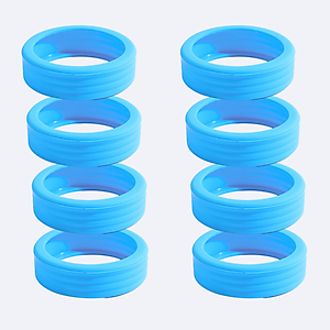 Bộ 8 Bọc Cao Su Bánh Xe Vali Silicone Bảo Vệ Giảm Tiếng Ồn, Chống Mài Mòn Cho Vali Hành Lý Phụ Kiện