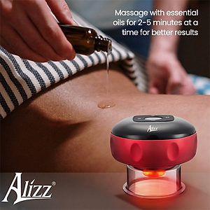 Máy Giác Hơi Cạo Gió Alizz Al-11312 Với 6 Cấp Độ Điều Chỉnh Có Màn Hình Lcd