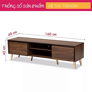 Kệ tivi phòng ngủ thiết kế tiện dụng SMLIFE Tokkori
