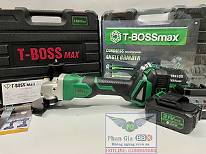 Máy Mài Pin cao cấp TBOSS 21V Không Chổi Than Siêu Khoẻ 