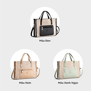 Túi Yuumy ( Thời trang nữ mini cói phối màu - Túi đeo chéo da Seasand YN209 )