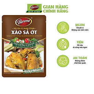 Xốt Gia Vị Hoàn Chỉnh Barona - Xào Sả Ớt 80g