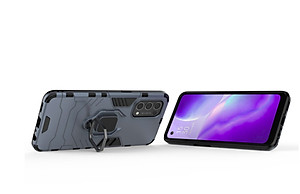 Ốp lưng OPPO Reno 5 iron man ver 2 chống sốc 2 lớp kèm iring - Hàng Nhập Khẩu