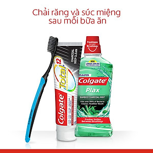 Bộ 5 Bàn chải đánh răng Colgate than hoạt tính kháng khuẩn SlimSoft Charcoal mềm mảnh