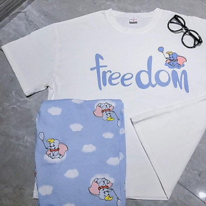 Đồ bộ nữ mặc nhà thời trang mới nhất - Chất liệu Cotton cao cấp - ( Quần Dài Tay Ngắn - mã TNQD - 01 )