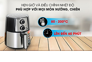 Nồi Chiên Không Dầu Sharp KF-AF42MV-ST (4.2 Lít) – Hàng Chính Hãng