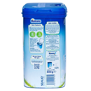 (Combo 4 hộp) (04/07/2024) Sữa Bột Humana Gold Plus 2 800g - Sữa Công Thức Dành Cho Trẻ Từ 6 Đến 24 Tháng Tuổi Nhập Khẩu Từ Đức - Hàng Chính Hãng