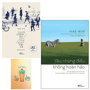 Combo Bước Chậm Lại Giữa Thế Gian Vội Vã và Yêu Những Điều Không Hoàn Hảo ( Tặng Kèm Sổ Tay )